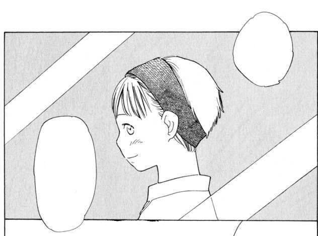 Image of profile of one of the main character. 
Wandering Son by Shimura Takako